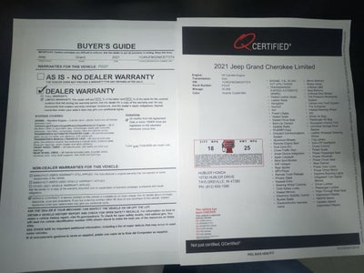 2021 Jeep Grand Cherokee Limited