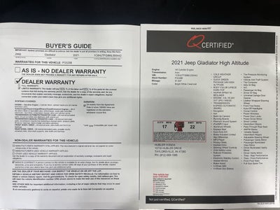 2021 Jeep Gladiator High Altitude