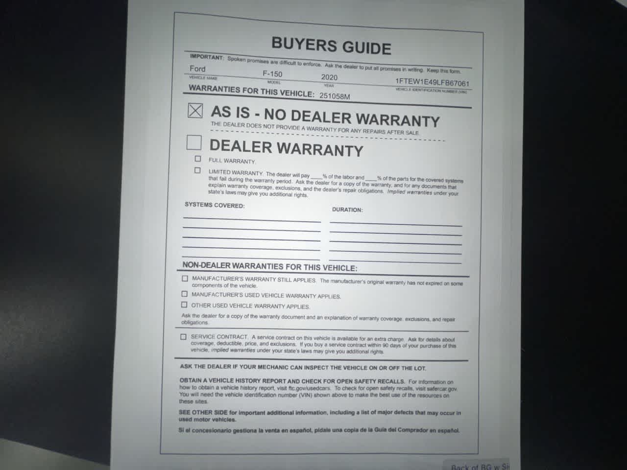 2020 Ford F-150 Platinum