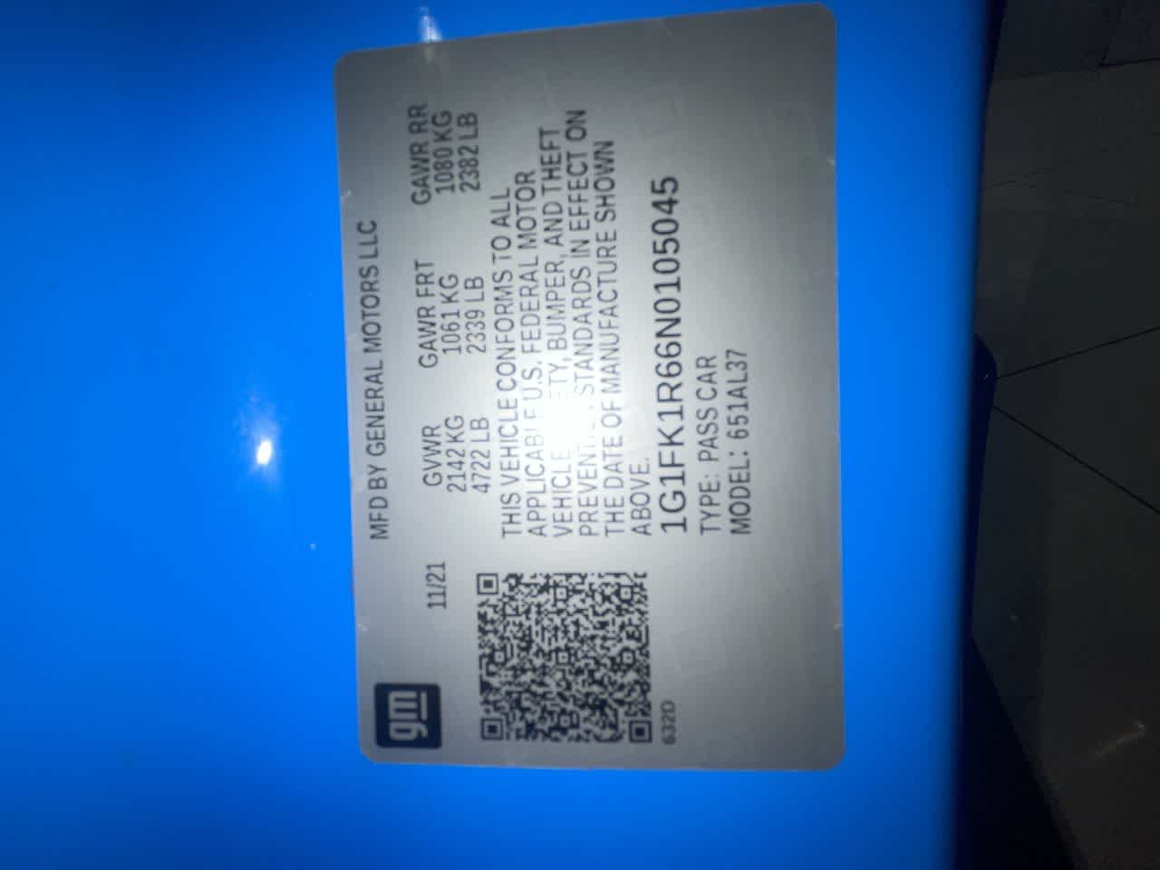 2022 Chevrolet Camaro ZL1