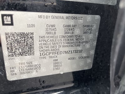 2021 Chevrolet Silverado 1500 LT Trail Boss