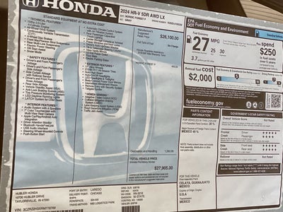 2024 Honda HR-V LX