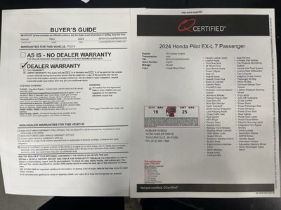 2024 Honda Pilot EX-L 7 Passenger