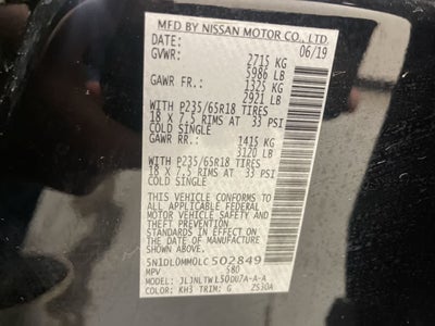 2020 INFINITI QX60 LUXE