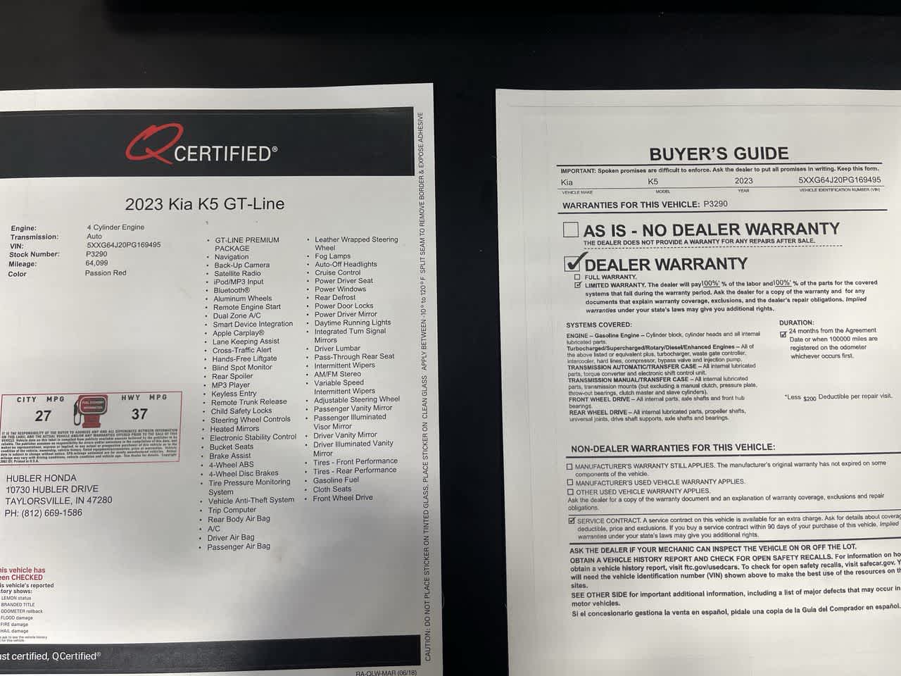 2023 Kia K5 GT-Line