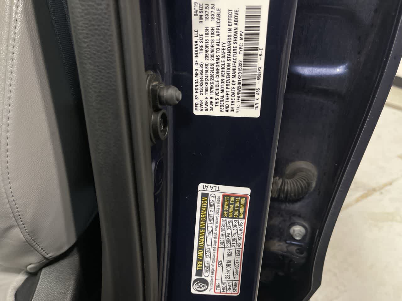 2019 Honda CR-V EX-L