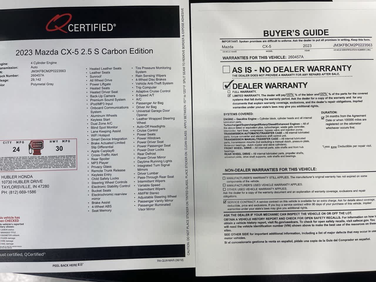 2023 Mazda Mazda CX-5 2.5 S Carbon Edition