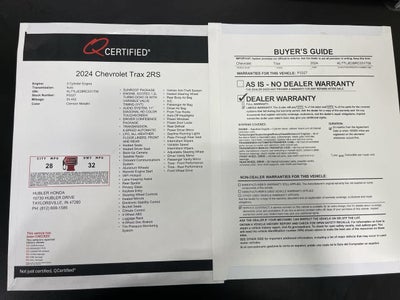 2024 Chevrolet Trax 2RS