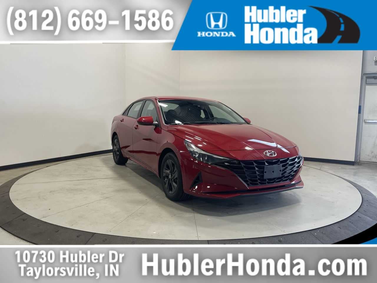 2021 Hyundai Elantra Hybrid Blue
