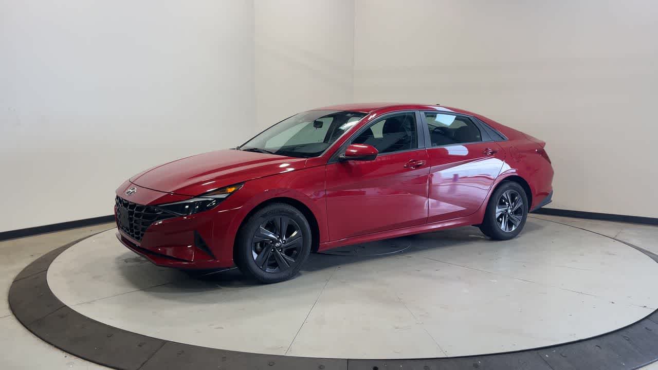 2021 Hyundai Elantra Hybrid Blue