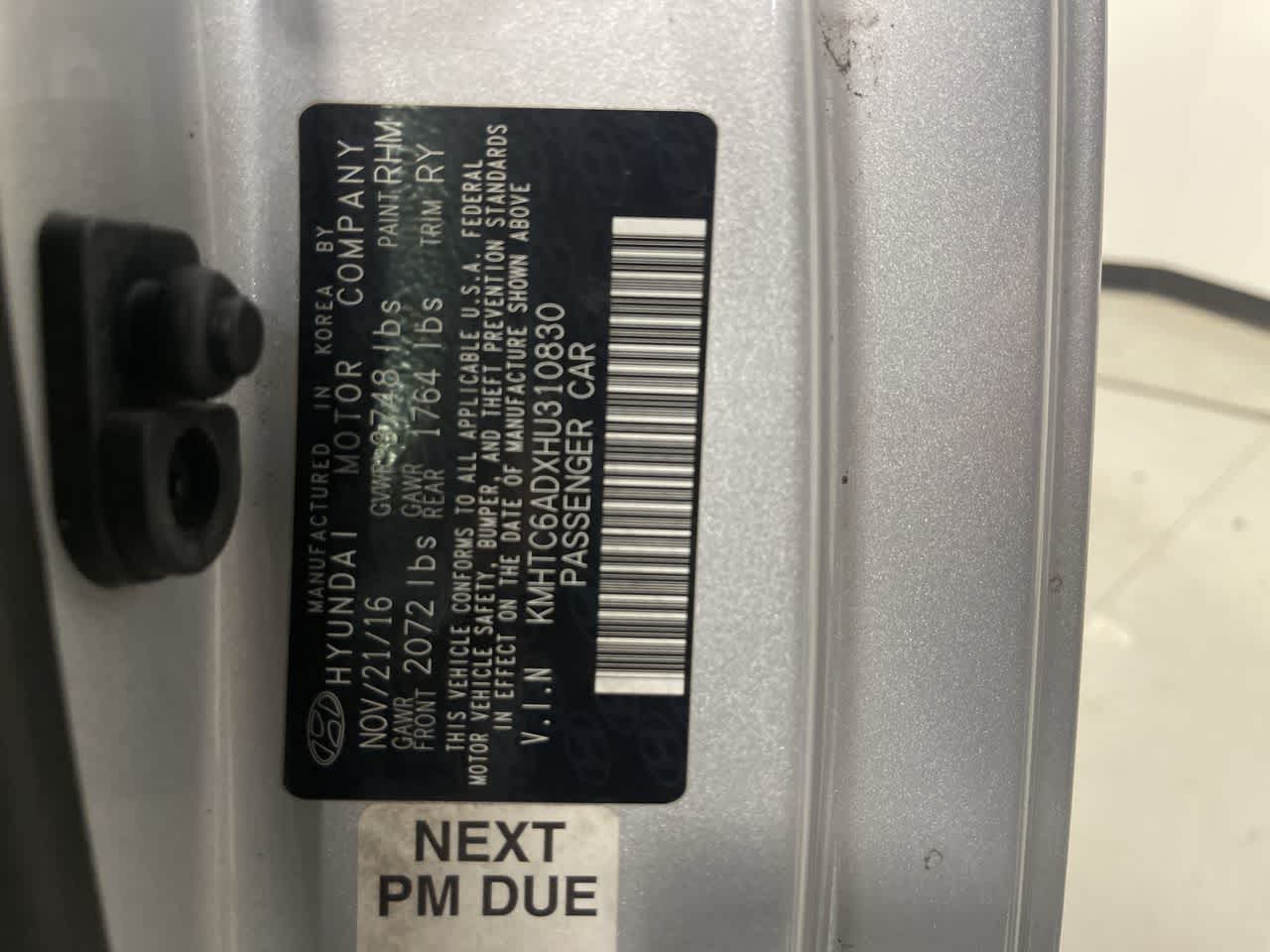 2017 Hyundai Veloster Dual Clutch