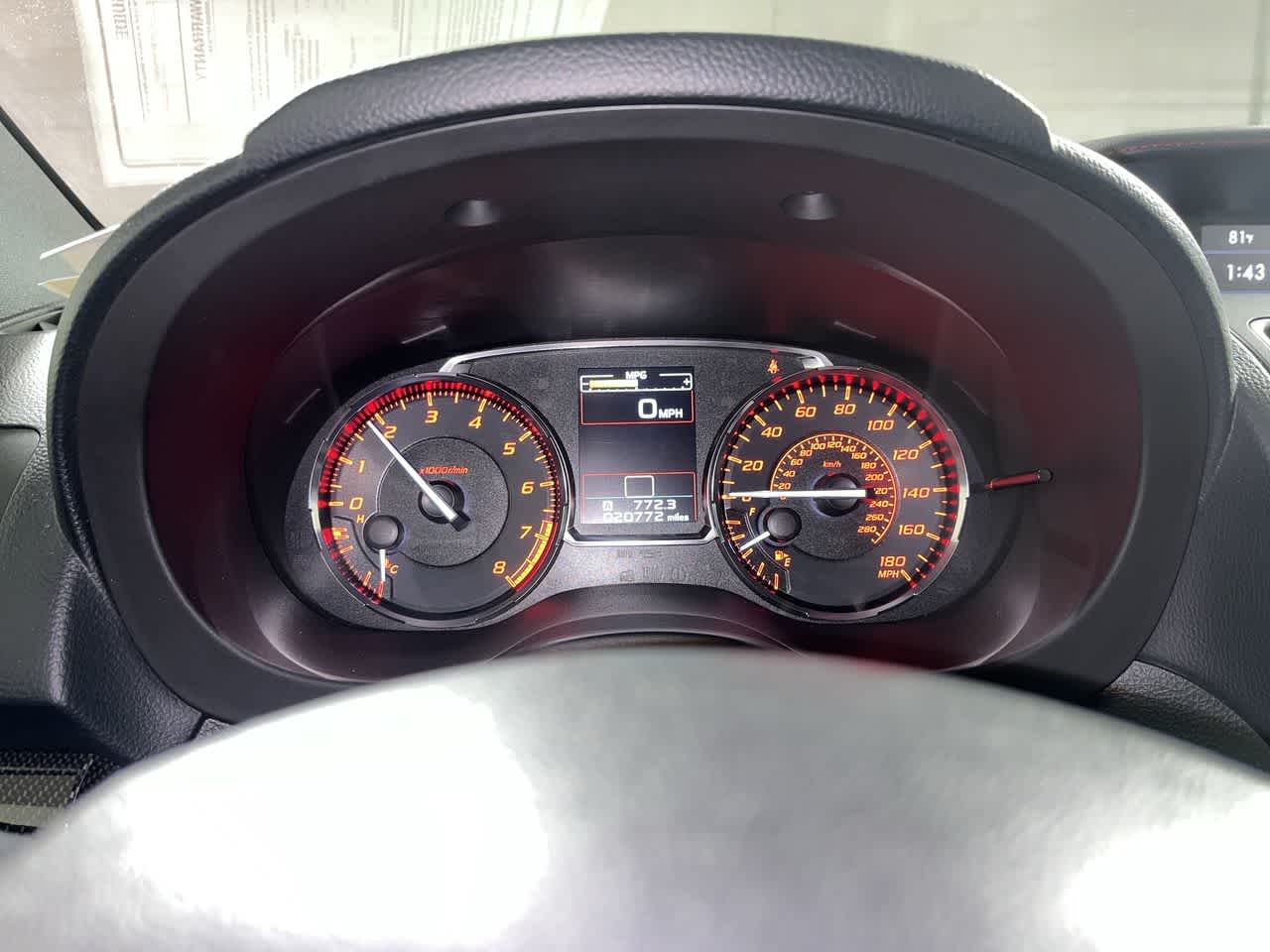 2017 Subaru WRX Manual