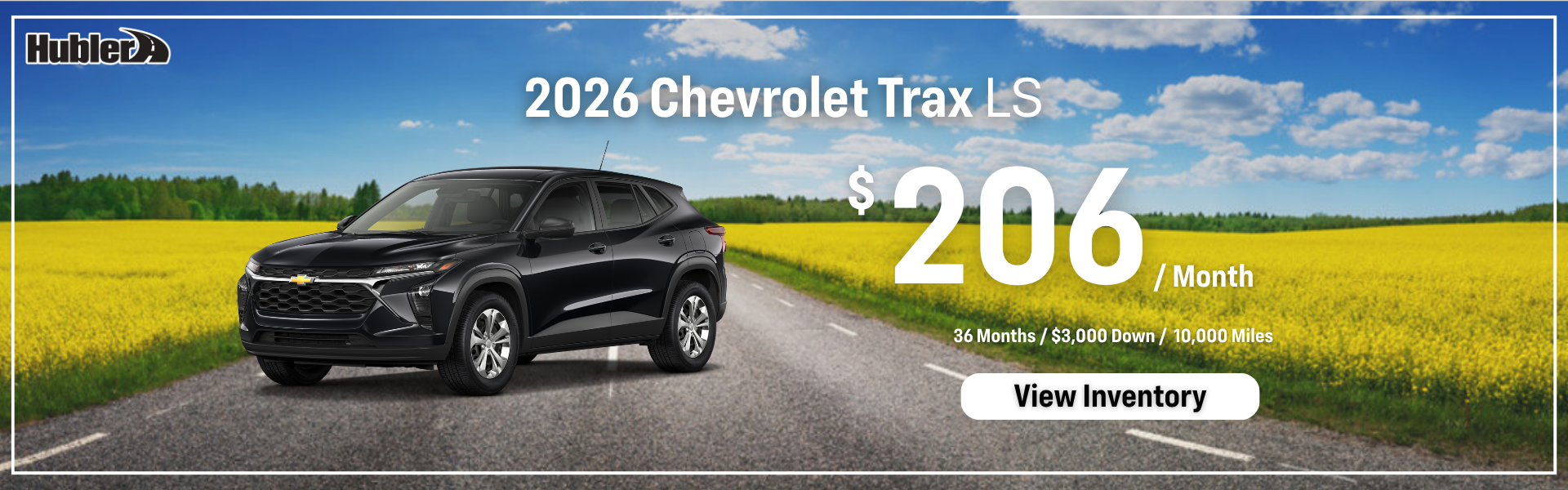 2026 Chevrolet Trax LS - Lease Offer $206 per month