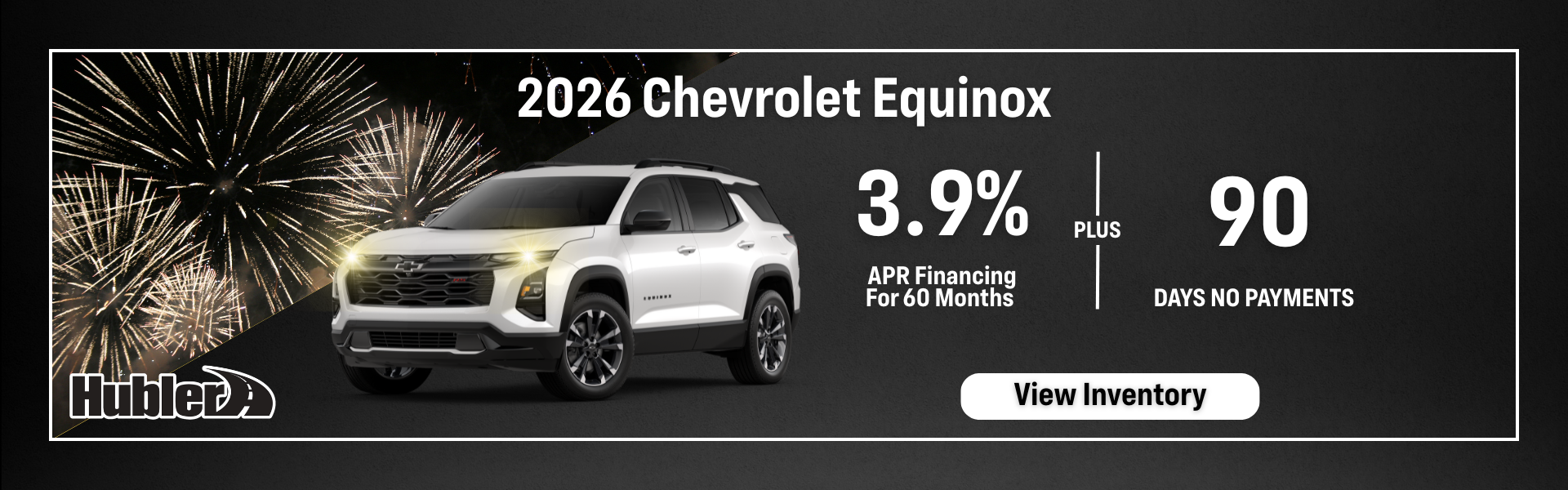 2026 Equinox – 3.9% APR for 60 Months