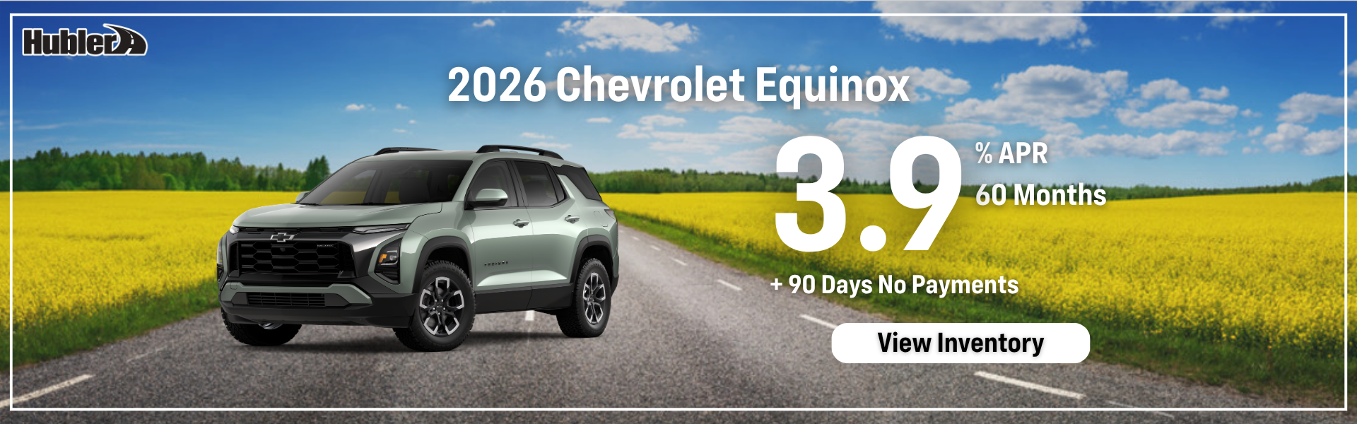 Chevrolet Equinox Finance Offer - 3.9% for 60 Months