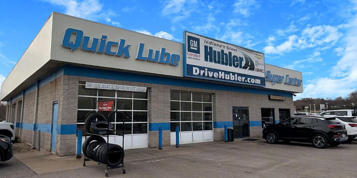 Quick Lube service center at Hubler Chevrolet Buick GMC in Bedford Indiana
